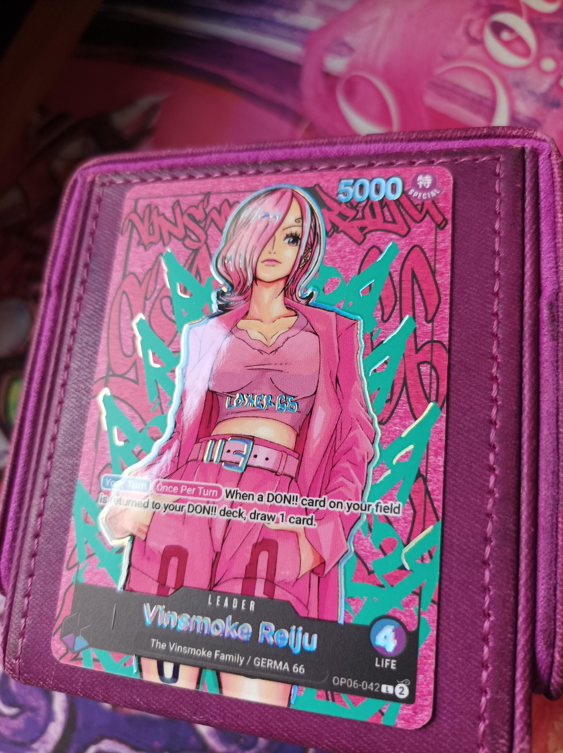 Reiju 2 - One Piece TCG Custom Alt Art Leader *foil* & *emboss* - Etsy