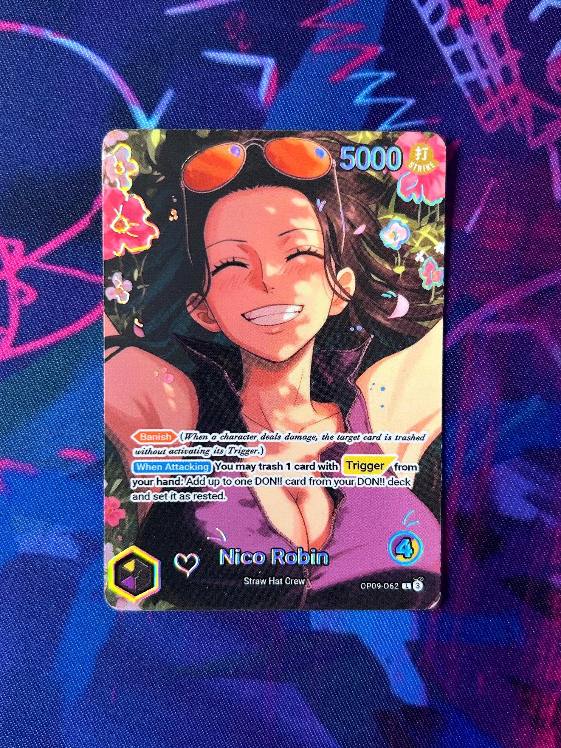 Nico Robin 2 - One Piece TCG Custom Alt Art Leader *foil
