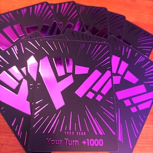10x violet DON !! -One Piece TCG Custom DON !! Cartes *feuille* et *gaufrage*