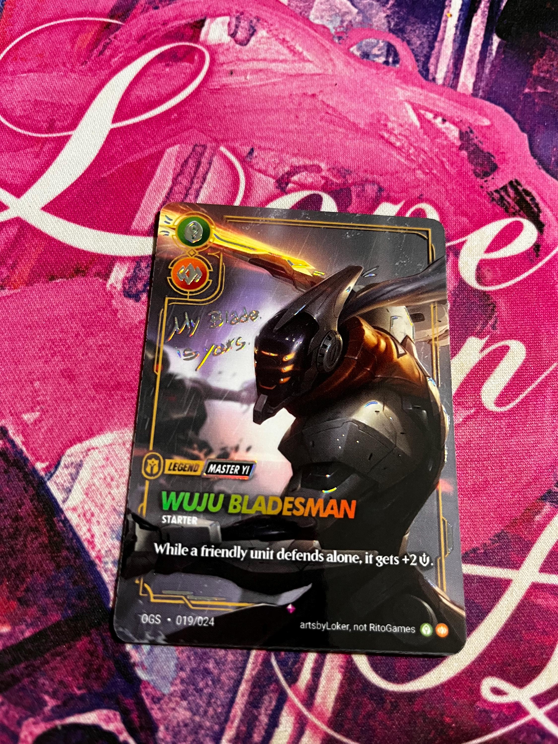Master Yi - Riftbound TCG Custom Alt Art Legend Card *foil