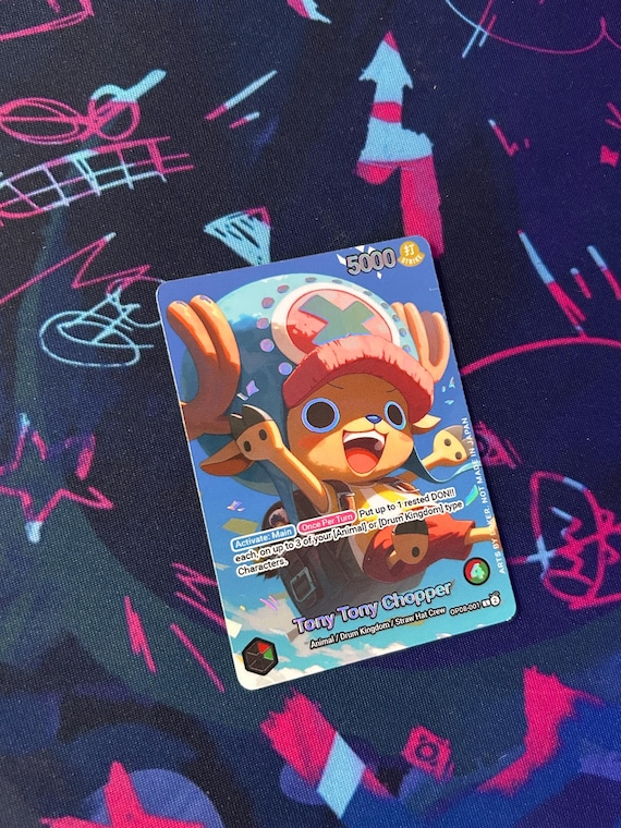 Chopper - One Piece TCG Custom Alt Art Leader *foil* & *emboss* - Etsy