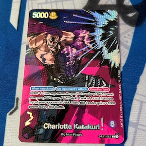 Katakuri OP11 - One Piece TKG Custom Alt Art Anführer *Folie* & *Prägung*