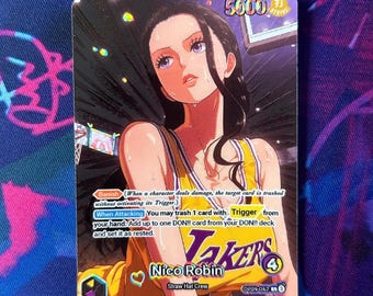 Coco Robin - One Piece TKG Custom Alt Art Anführer *Folie* & *Prägung*