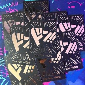 10x DON en or !! -One Piece TCG Custom DON !! Cartes *feuille* et *gaufrage*