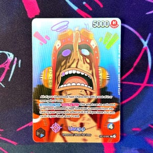 Usopp - One Piece TCG Custom Alt Art Leader *Foil* &  *Emboss*