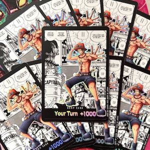 10x DON!! ~ Portgas D. Ace - One Piece TCG Custom DON!! Cards *Foil* & *Emboss*