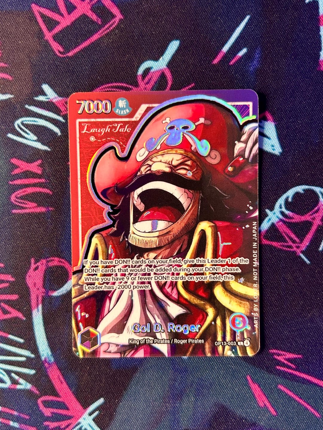 Gol D. Roger - One Piece TCG Custom Alt Art Leader *foil