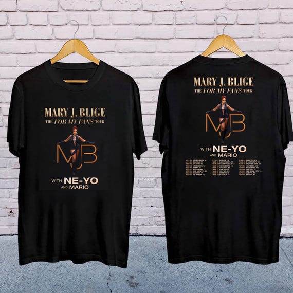Mary J Blige the for My Fans Tour 2025 T-shirt, Mary J Blige