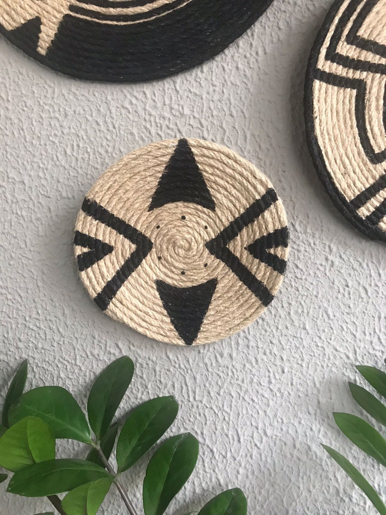 Set of 3 Baskets for Wall, Baskets, Wall Decor, Gift, Home Gift, Boho