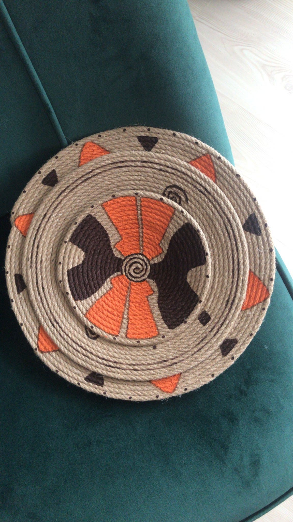 Set of 3 Baskets for Wall, Baskets, Wall Decor, Gift, Home Gift, Boho