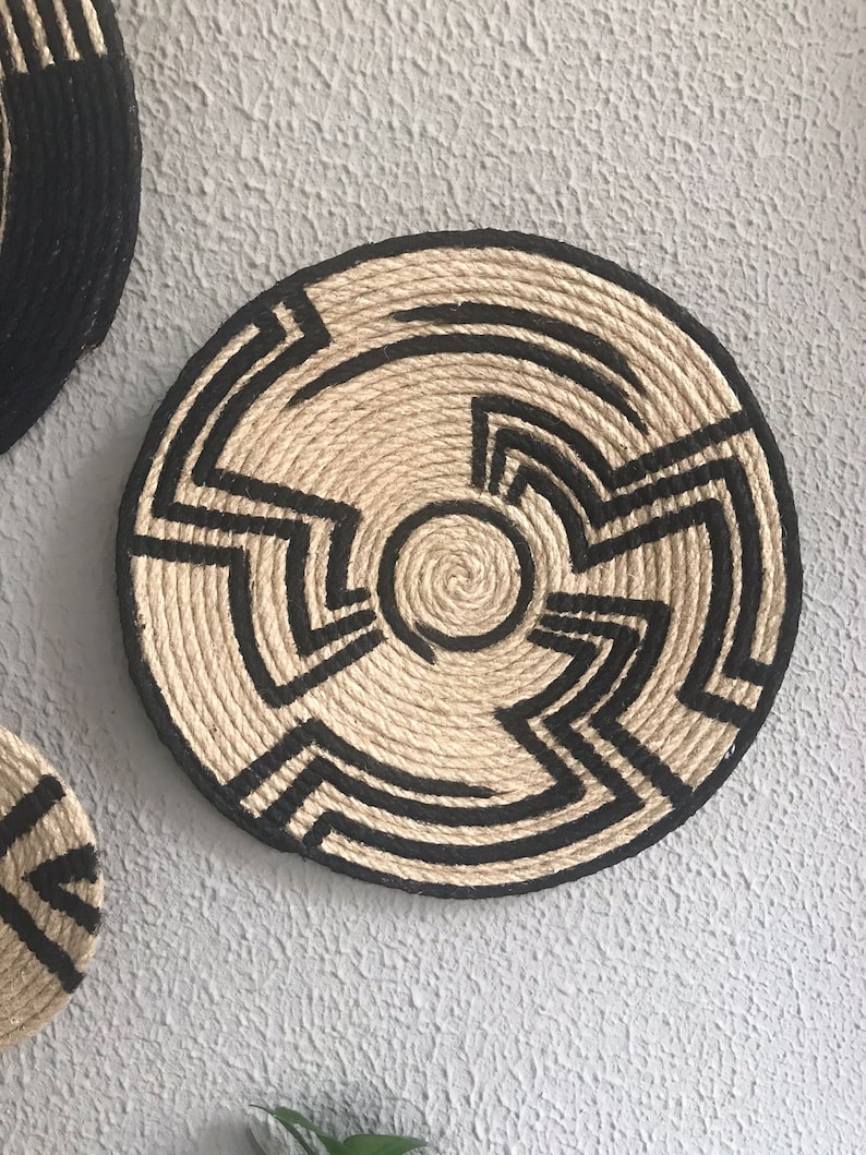 Set of 3 Baskets for Wall, Baskets, Wall Decor, Gift, Home Gift, Boho