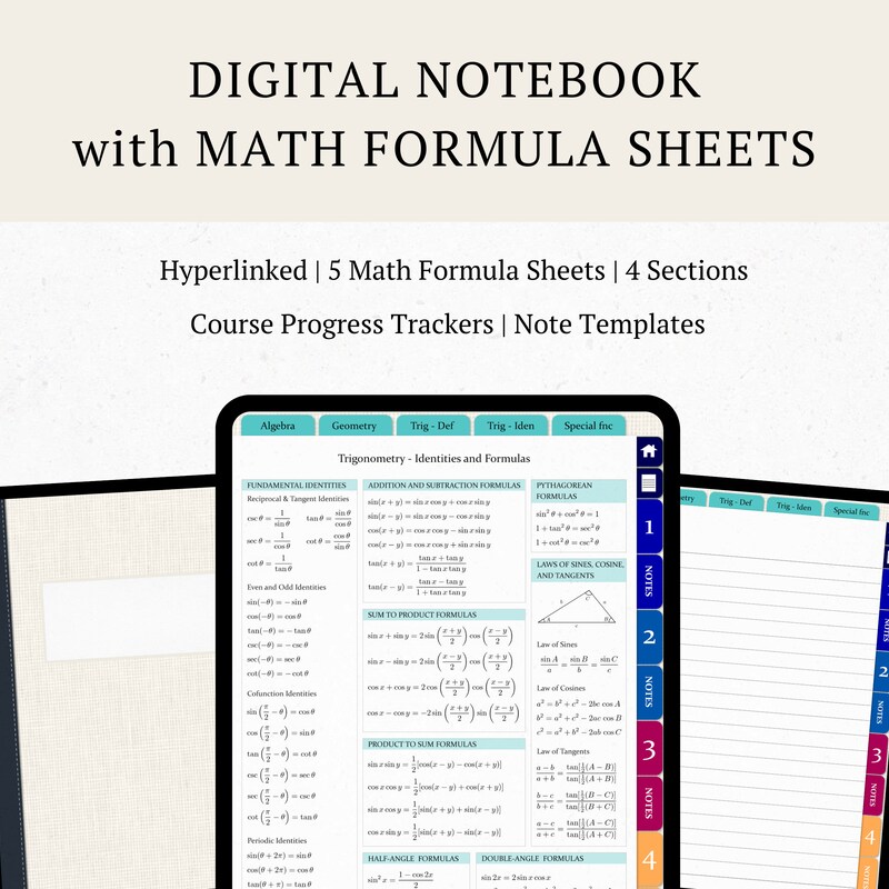 Math Notes - Etsy