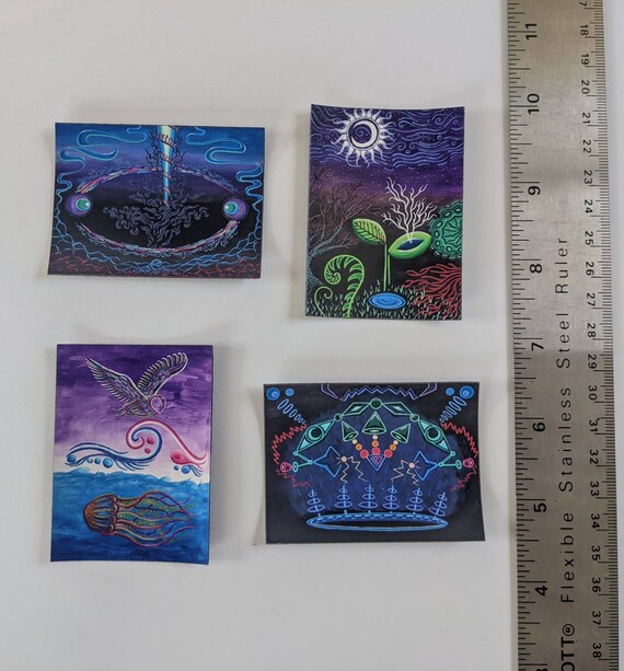 Refrigerator Made From Digitized Oil Paintings Etsy