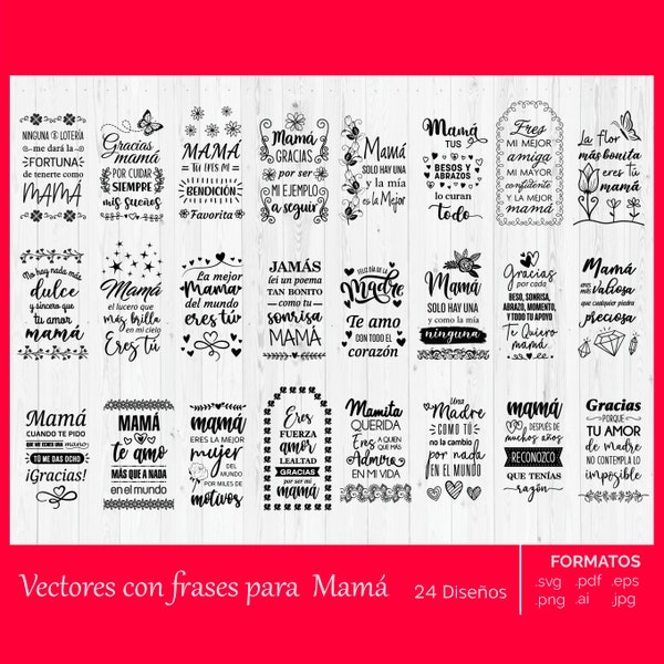 Digital - 10 de Mayo - Día de las Madres - SVG en español - mamá - madre svg - png - jpg - pdf mama