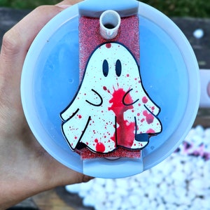 Stanley tag 40 oz bloody ghost