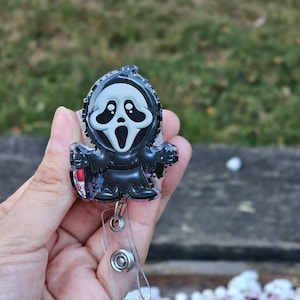 Scream badge reel/scream puffy badge reel/scream movie