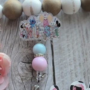 Nurse friends badge reel/character badge reel/nurse badge reel