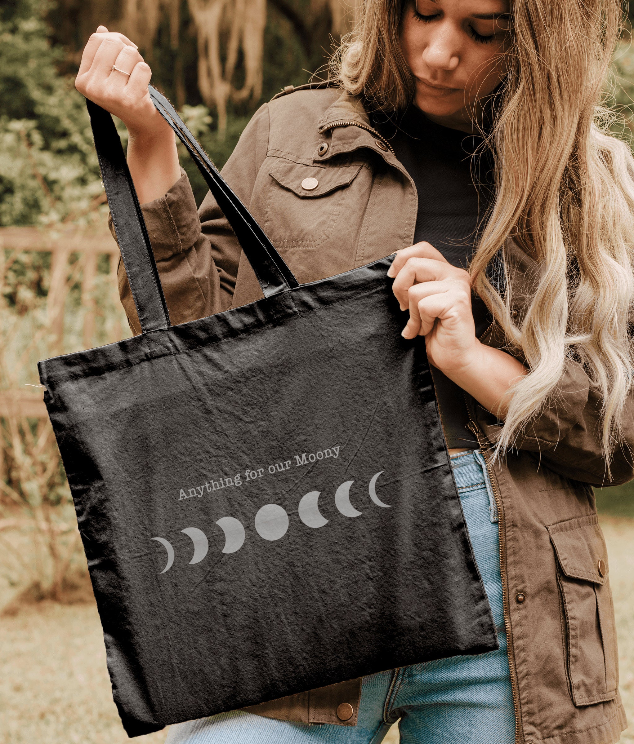 Moon Phases Tote Bag