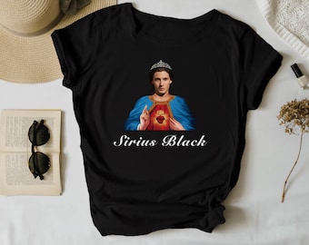 Camiseta unisex divertida de regalo de broma de Sirius Black Saint, los merodeadores