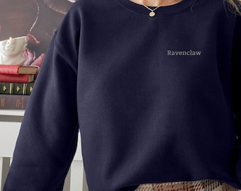 czarodziejski dom orzeł unisex organiczna bluza z kapturem bluza z okrągłym dekoltem hp czarodziej estetyczny