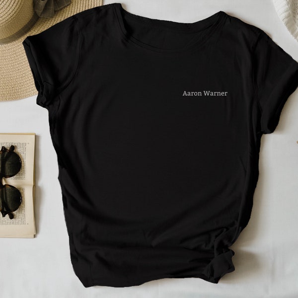 Aaron Warner shatter me merch short-sleeve unisex t-shirt bookish booktok character