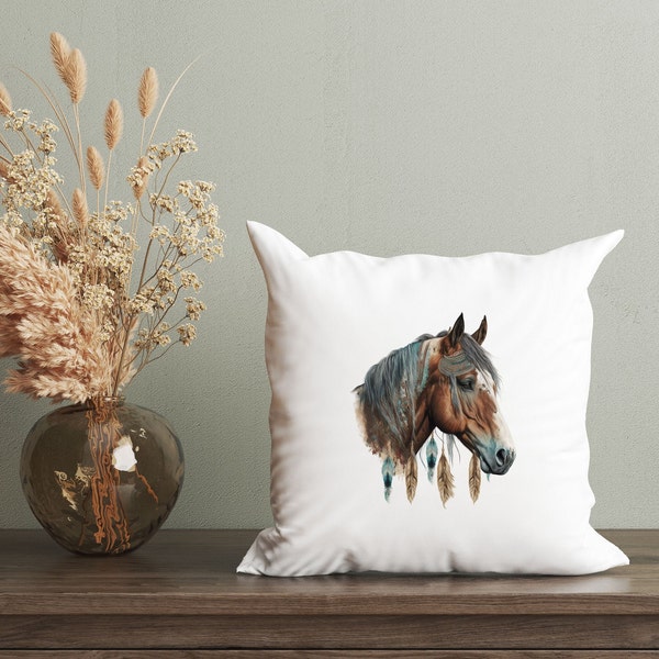 Coussin Décoratif Cheval