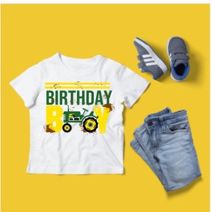 Birthday Tractor png download, Tractor theme birthday png , mom dad party clipart kids cut file printable iron on diy shirt