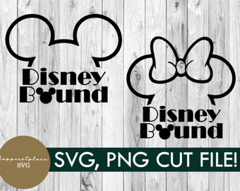 svg, png, bound, mickey, minnie, digital download, vacation, diy, cricut, family, mickey svg, group shirt, silhouette