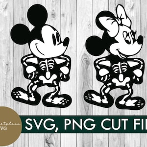 svg, png, skeleton mickey, skeleton minnie, halloween,digital download, vacation, diy, cricut, family, mickey svg, group shirt, silhouette,