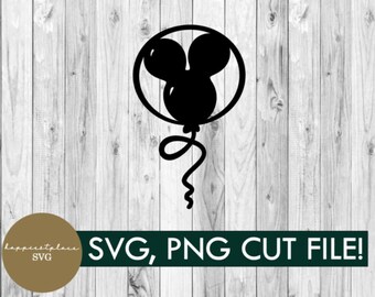 svg, png, mickey balloon, mickey svg, digital download, vacation, shirt, diy, cricut, family, group shirt, silhouette, mickey head