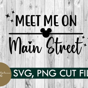 svg, png, encontre-me na rua principal, mickey, download digital, férias, camisa, faça você mesmo, cricut, família, mickey svg, camisa de grupo, silhueta