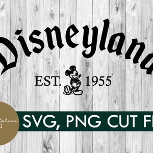 Est. 1955, SVG, PNG, mickey, digital download, vacation, shirt, diy, cricut, family, mickey svg, group shirt, hand drawn mickey