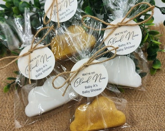 Cloud soap favors on cloud nine over the moon twinkle twinkle little star baby shower favors bridal shower favor wedding gender reveal