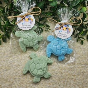 Sea Turtle Soap Favors Baby Shower Favors Bridal Shower Favors Under The Sea Themed Soap Ocean Decorations  Sea Creatures Animals Gift