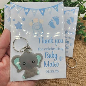 Elephant Baby Shower Favors Personalized Keychain Safari Favors Wild One First Birthday Gift For Guests Jungle Animals Lion Elephant Giraffe