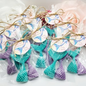 Mermaid Tail Soap Mermaid Party Favor Mermaid Tails Beach Soap Beach Birthday Party Gift For Girl Baby Shower Favor Bridal Shower Favor