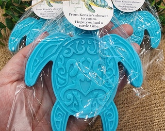 Sea Turtle Soap Favors Baby Shower Favors Bridal Shower Favors Under The Sea Themed Soap Ocean Decorations  Sea Creatures Animals Gift
