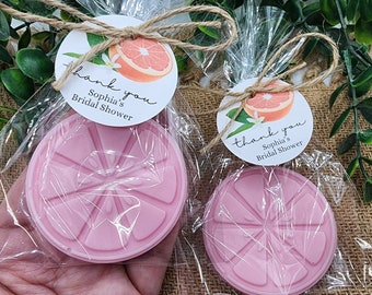 Grapefruit Soap Favors Orange Baby Shower Soap Favors Lemon Wedding Favors Little Cutie Favors Citrus Lime Clementine Gift For Her Soap