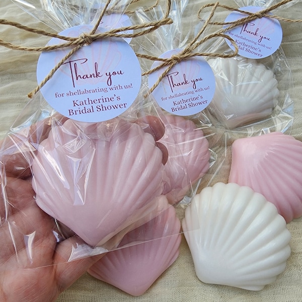 Shiny Sea Shell Soap Favors Baby Shower Under The Sea Bridal Shower Gift For Guests Ocean Decorations For Party Mermaid Birthday Boy Girl