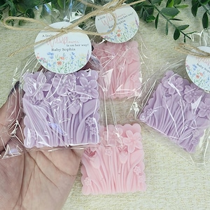Jabón de ducha de bebé de flores silvestres favorece decoraciones de ducha de bebé en flor Margarita flor jardín de primavera regalo para invitados despedida de soltera ducha de boda
