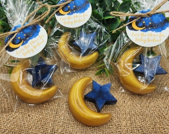 Over the moon soap favors twinkle twinkle little star moon and star soap favors baby shower favors bridal shower favor