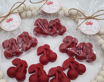 Cherry Soap Favors Baby Shower Wedding Shower Favors She Is The Cherry On Top Bridal Shower Bachelorette Gift For Guests In Bulk Party Decor