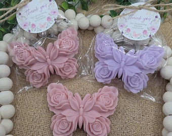 Butterfly Soap Favors Baby shower favors Bridal shower favors Wedding shower favors Party favors Girl gift sweet 16 decorations