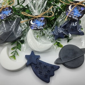 Space soap favors twinkle twinkle little star planet star moon soap favors baby shower favors bridal shower favor