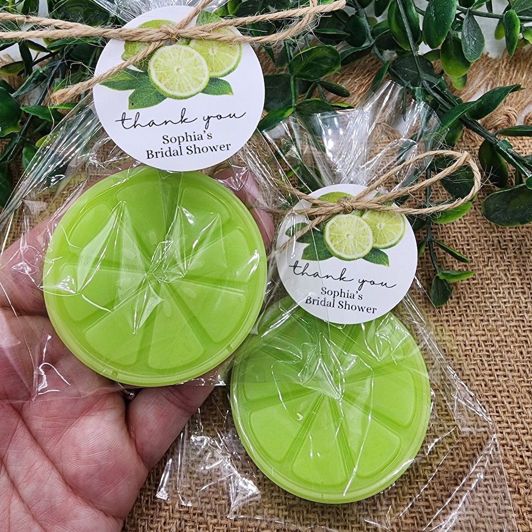 Lime Soap Favors Orange Baby Shower Soap Favors Lemon Wedding Favors ...
