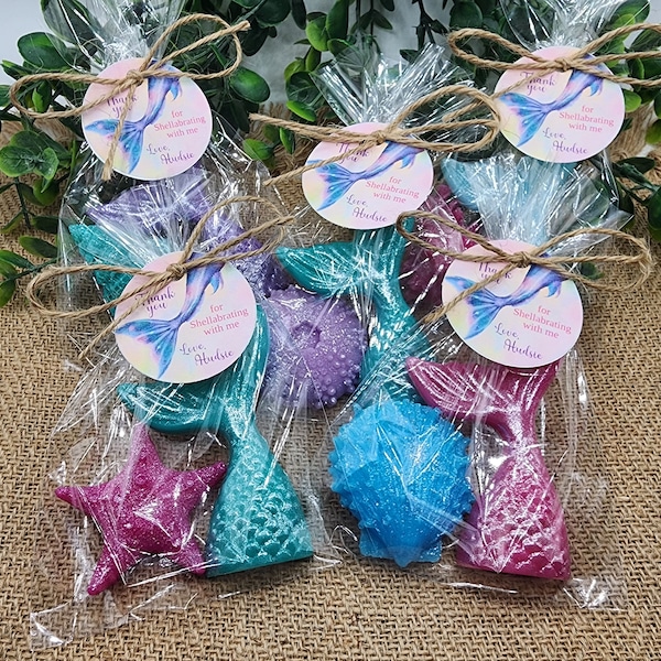 Under The Sea Mermaid Tail Soap Mermaid Party Favor Mermaid Tails Beach Soap Beach Birthday Party Gift For Girl Baby Shower Favor