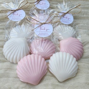 Shiny Sea Shell Soap Favors Baby Shower Under The Sea Bridal Shower Gift For Guests Ocean Decorations For Party Mermaid Birthday Boy Girl