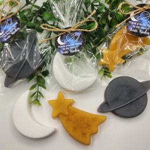 Space soap favors twinkle twinkle little star planet star moon soap favors baby shower favors bridal shower favor 1st birthday party
