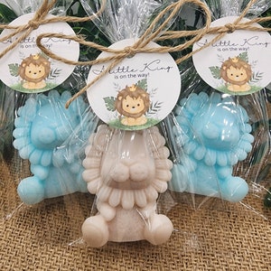 Lion Soap Favors Safari Animal Baby Shower Decorations Wild One Party Favors Roar Jungle Theme First Birthday Gift Boy Girl