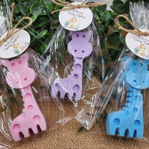 Giraffe Soap Favors Safari Animal Soap Girrafe Baby Shower Soap Favors Girl Boy Baby Shower Giraffe Party Decorations Soap Favors